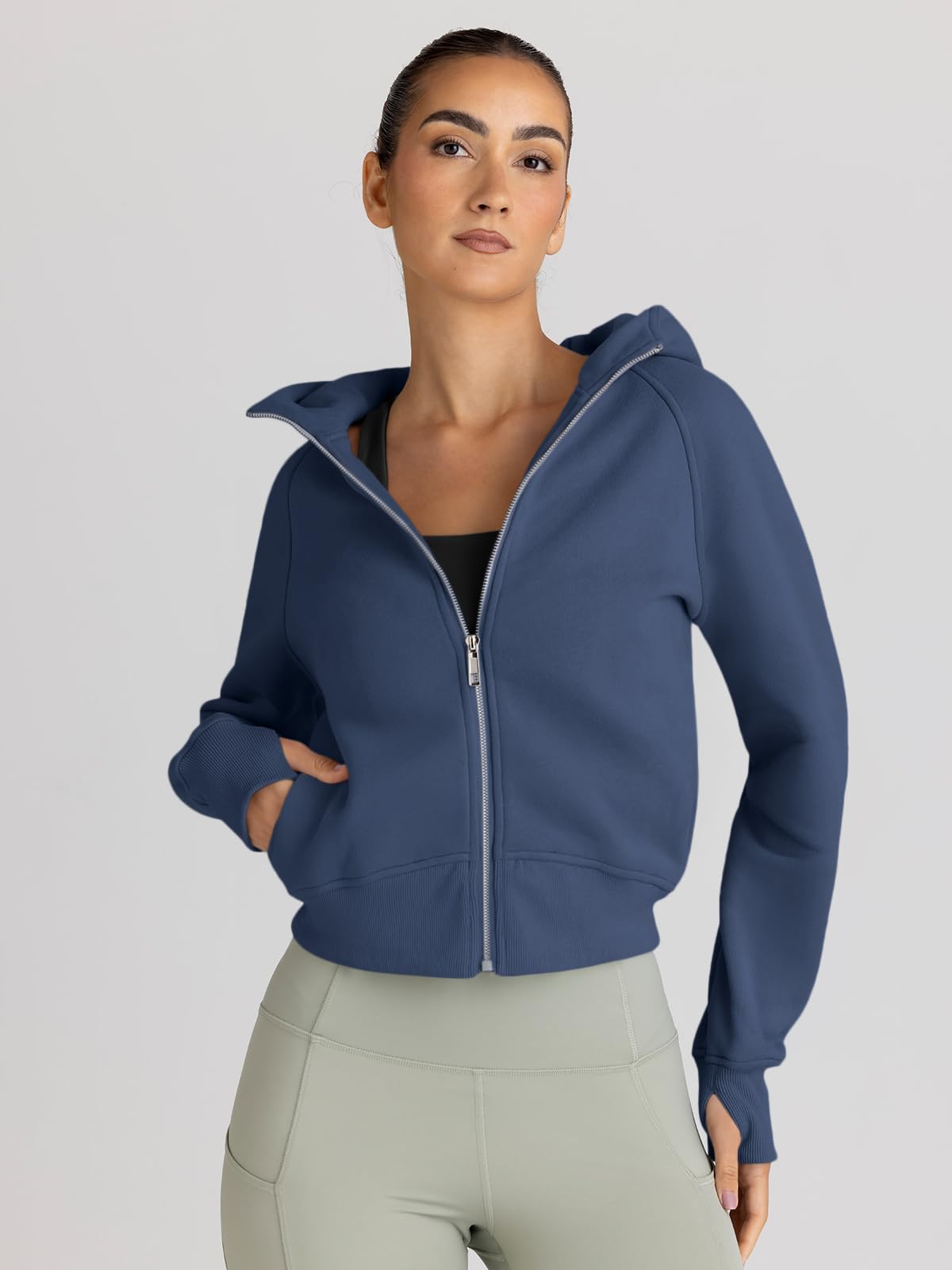 Queen Womens Zip Up Hoodies