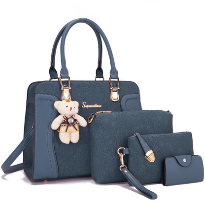 Women's Fashion Handbags Set 4pcs