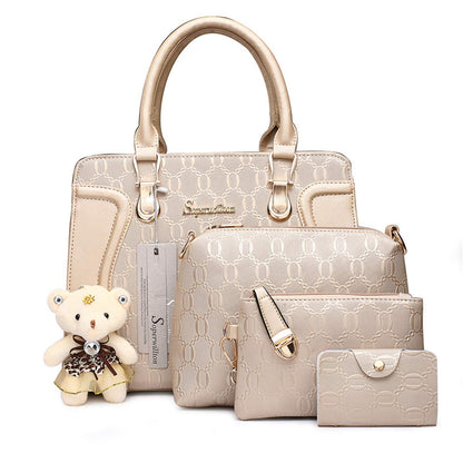 Women's Fashion Handbags Set 4pcs