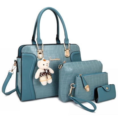 Women's Fashion Handbags Set 4pcs