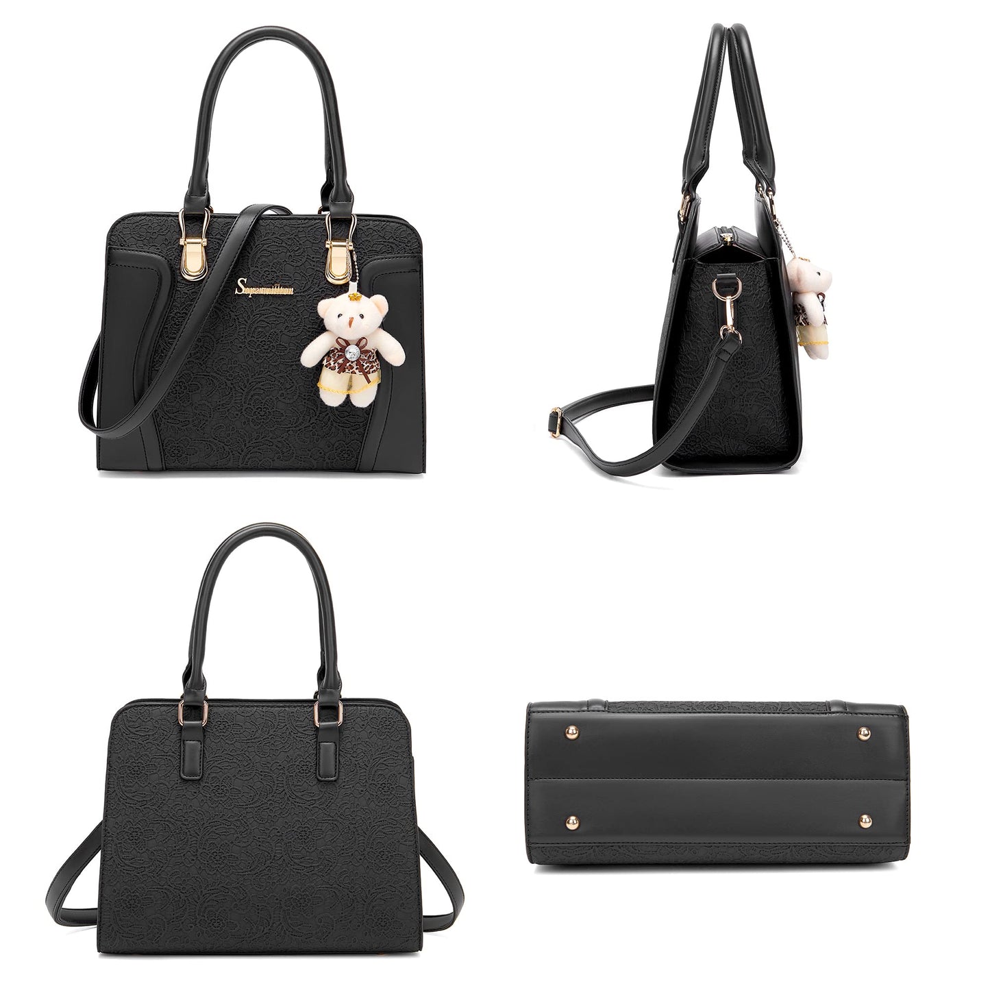 Women's Fashion Handbags Set 4pcs