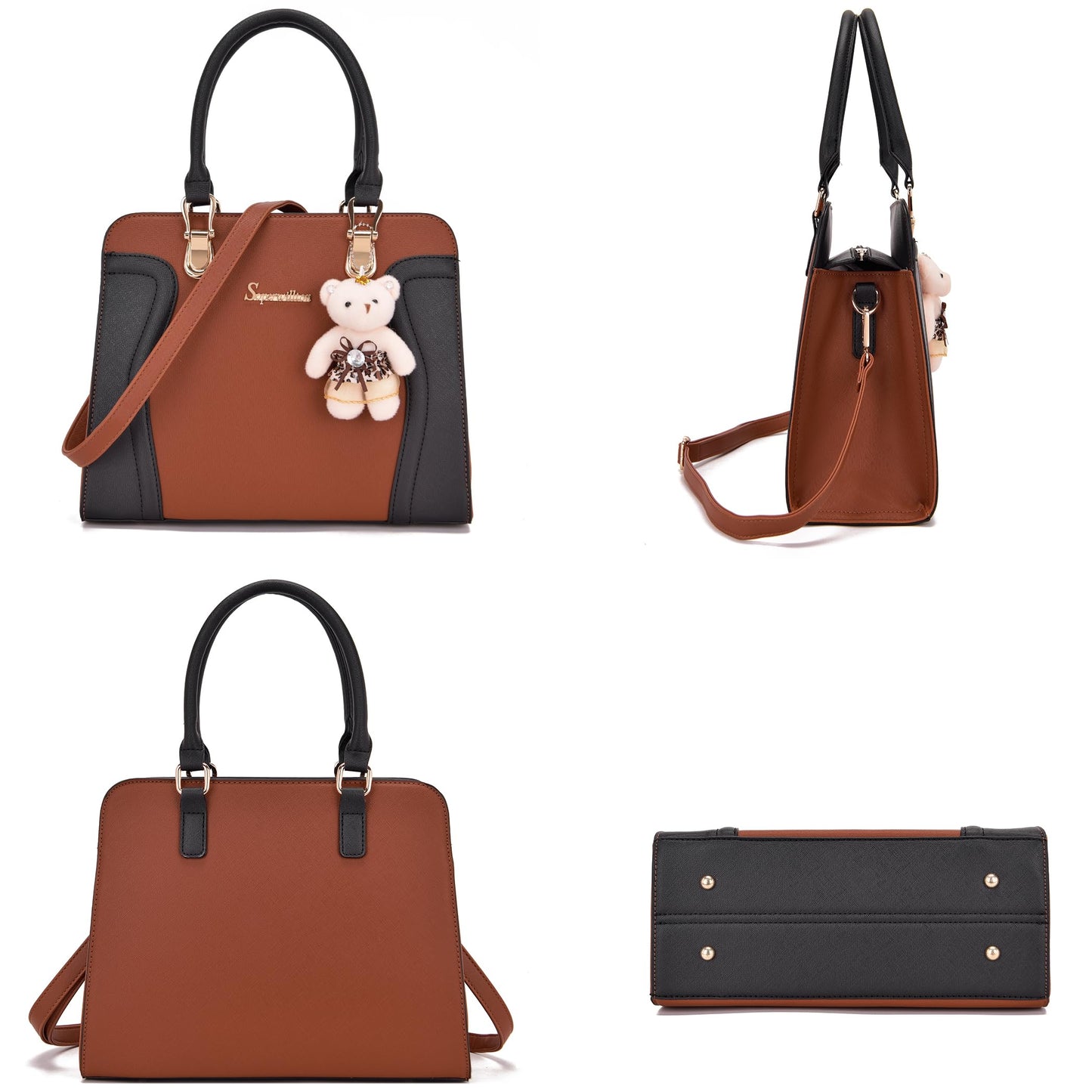 Women's Fashion Handbags Set 4pcs