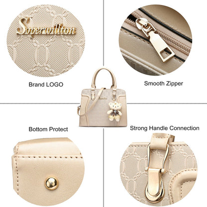 Women's Fashion Handbags Set 4pcs