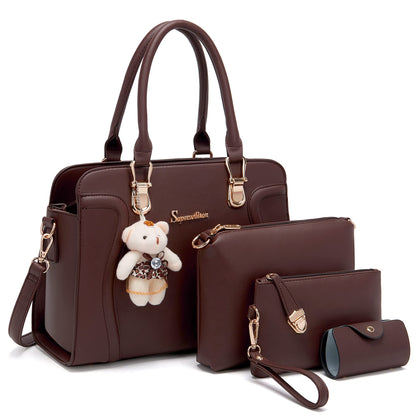 Women's Fashion Handbags Set 4pcs