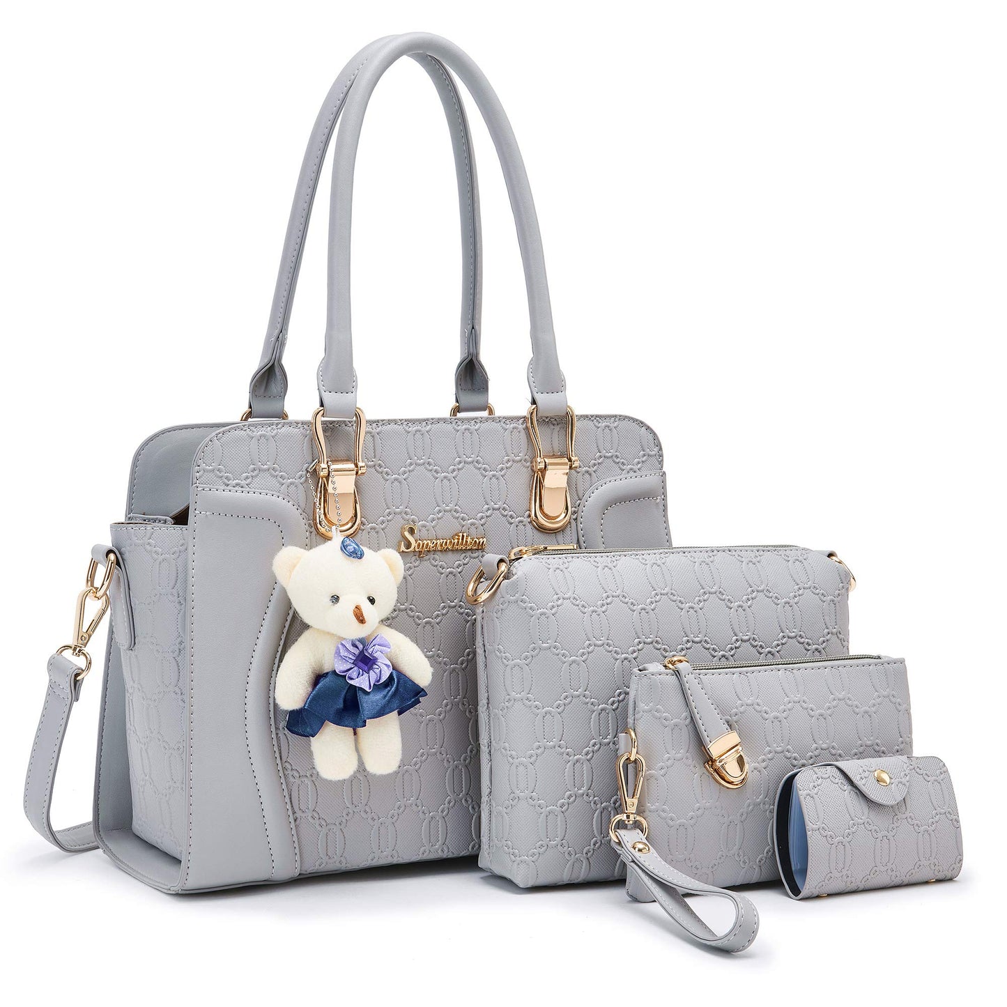 Women's Fashion Handbags Set 4pcs