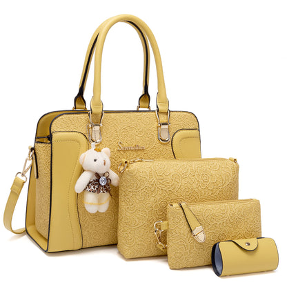 Women's Fashion Handbags Set 4pcs