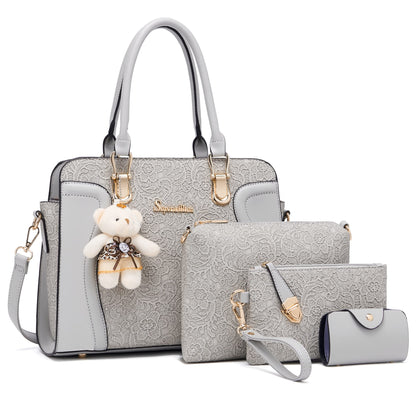 Women's Fashion Handbags Set 4pcs