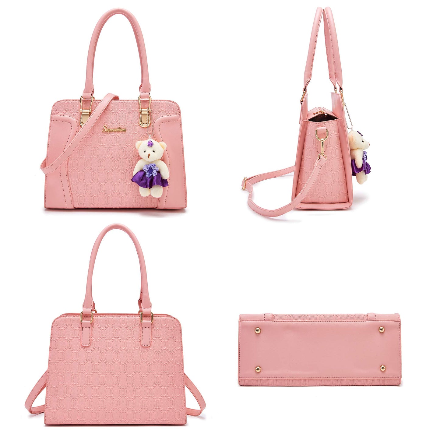 Women's Fashion Handbags Set 4pcs