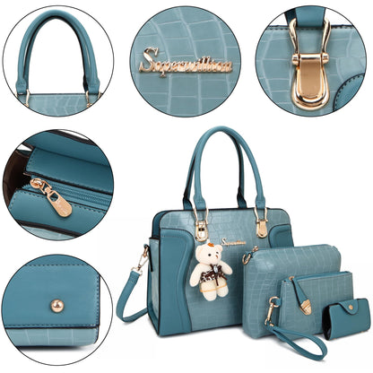 Women's Fashion Handbags Set 4pcs