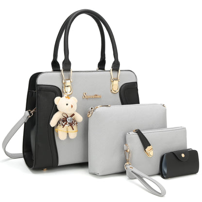 Women's Fashion Handbags Set 4pcs