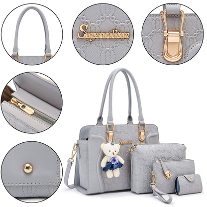 Women's Fashion Handbags Set 4pcs