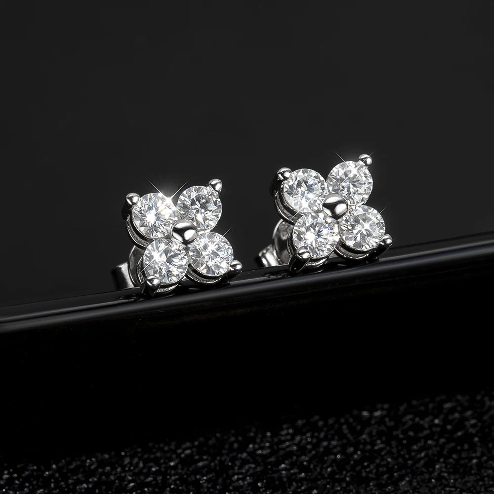 MOISSANITE DIAMOND EARRINGS FOR WOMEN