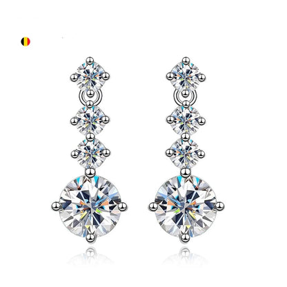 MOISSANITE DIAMOND WOMEN EARRING