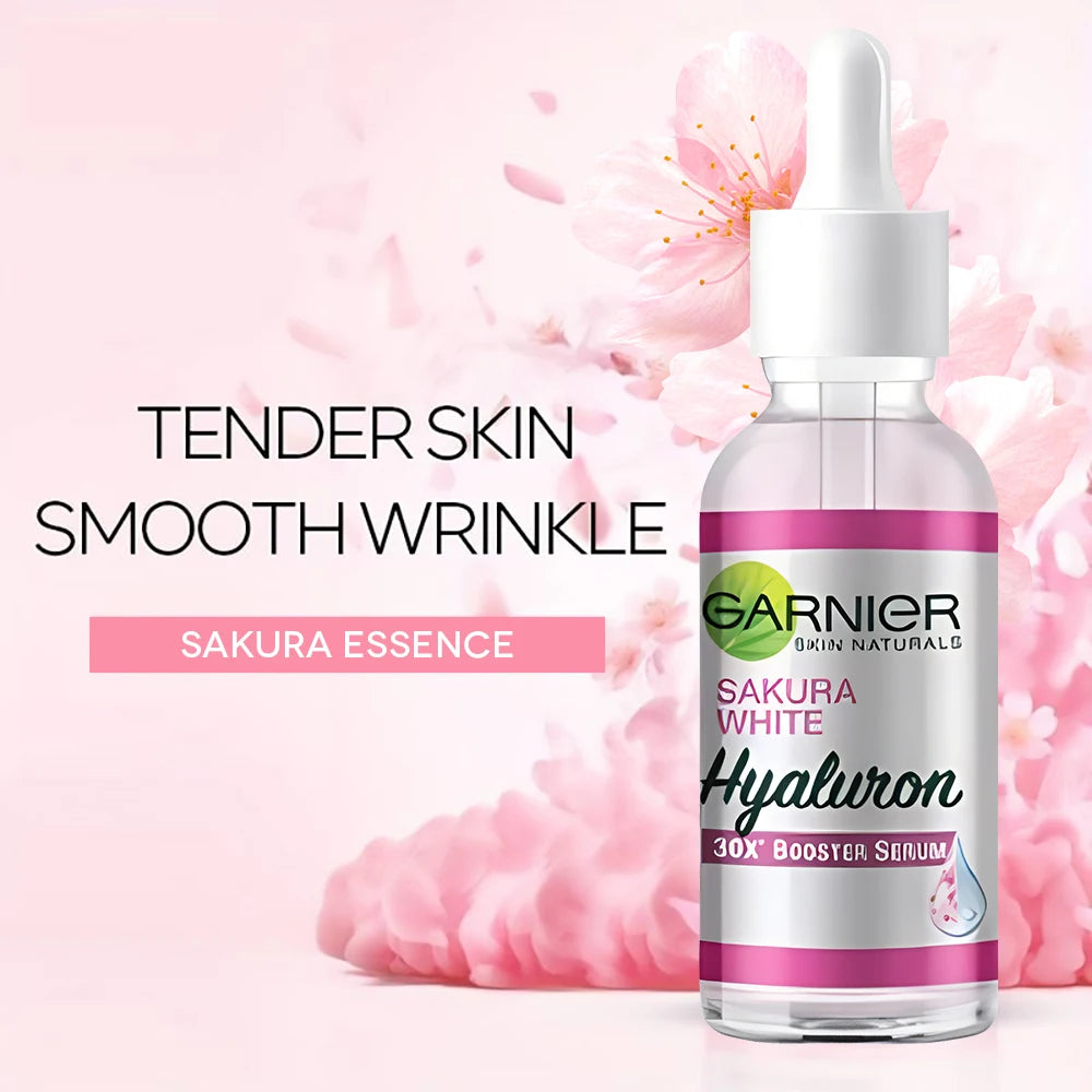 GARNIER SAKURA GLOW 30X HYALURONIC BOOSTER MOISTURIZING SERUM