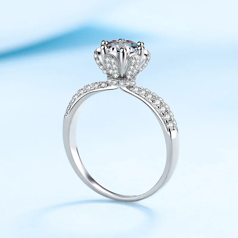 MOISSANITE DIAMOND WOMEN ENGAGEMENT RING