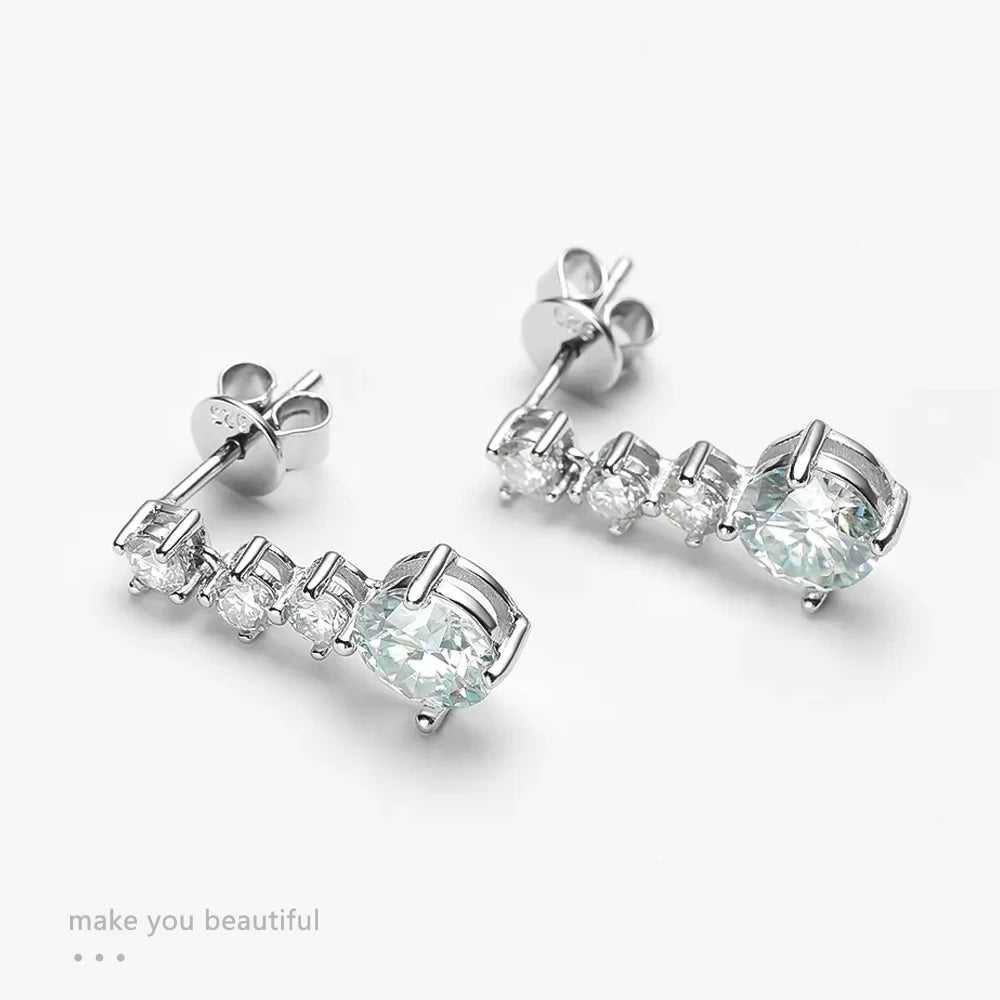 MOISSANITE DIAMOND WOMEN EARRING