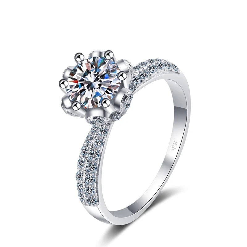 MOISSANITE DIAMOND WOMEN ENGAGEMENT RING