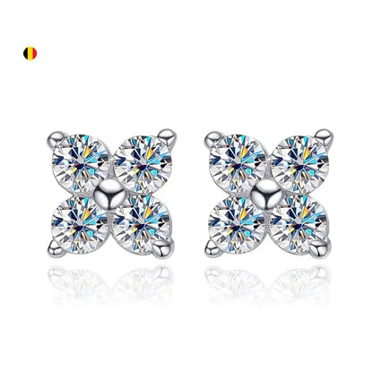 MOISSANITE DIAMOND EARRINGS FOR WOMEN