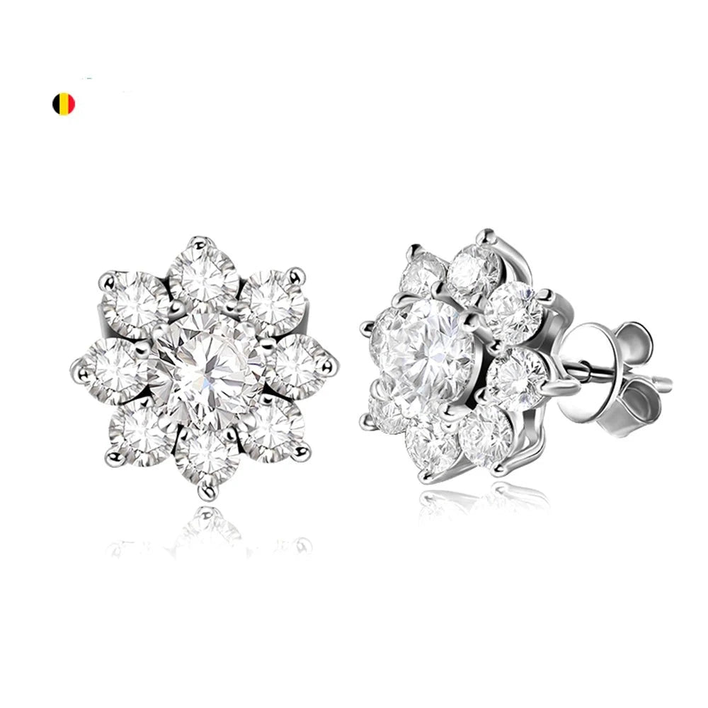 MOISSNAITE DIAMOND EARRING FOR WOMEN