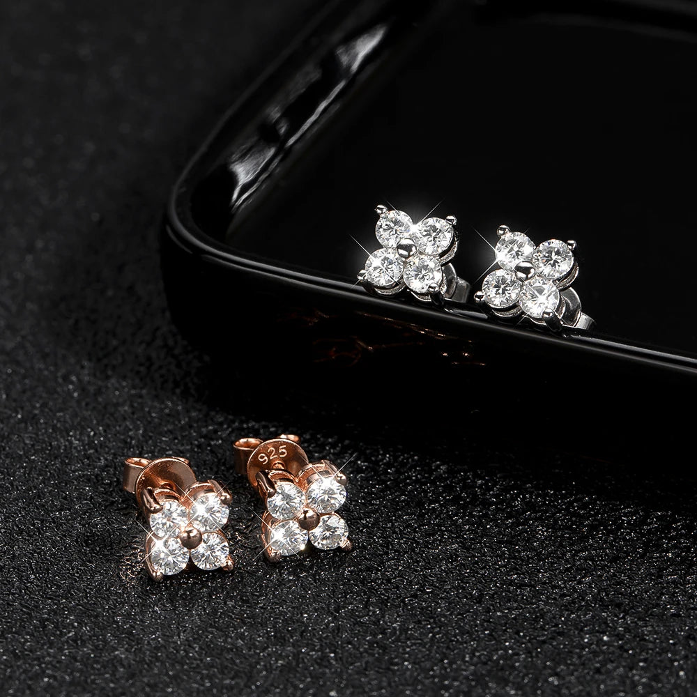 MOISSANITE DIAMOND EARRINGS FOR WOMEN