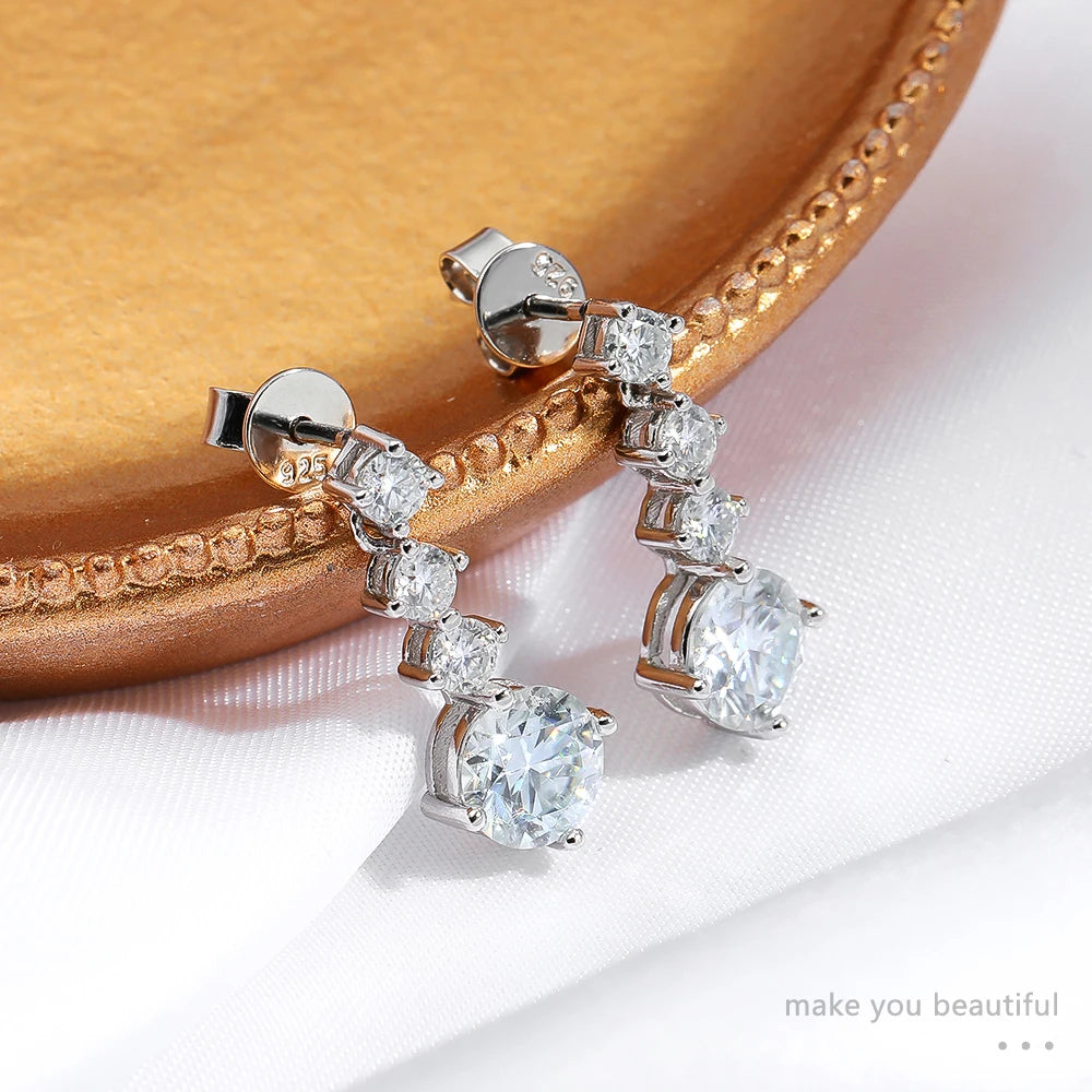 MOISSANITE DIAMOND WOMEN EARRING